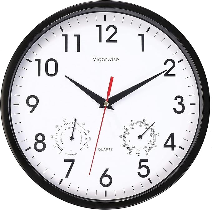 Wall Clock, Sweep Silent Movement Accurate Clocks