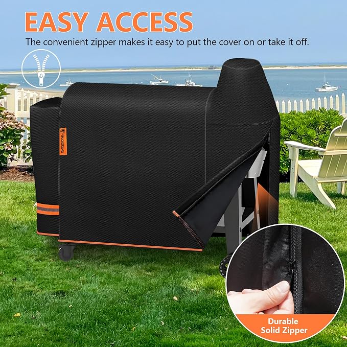 [Upgraded 1000D Heavy Duty Fabric] Grill Cover for Pit Boss Austin XL, Waterproof,Tear & Fade Resistant Pellet Smoker Cover for Pit Boss Rancher XL 1000, 1100 Pro, 1150, and Z Grill 1000 Series Grills
