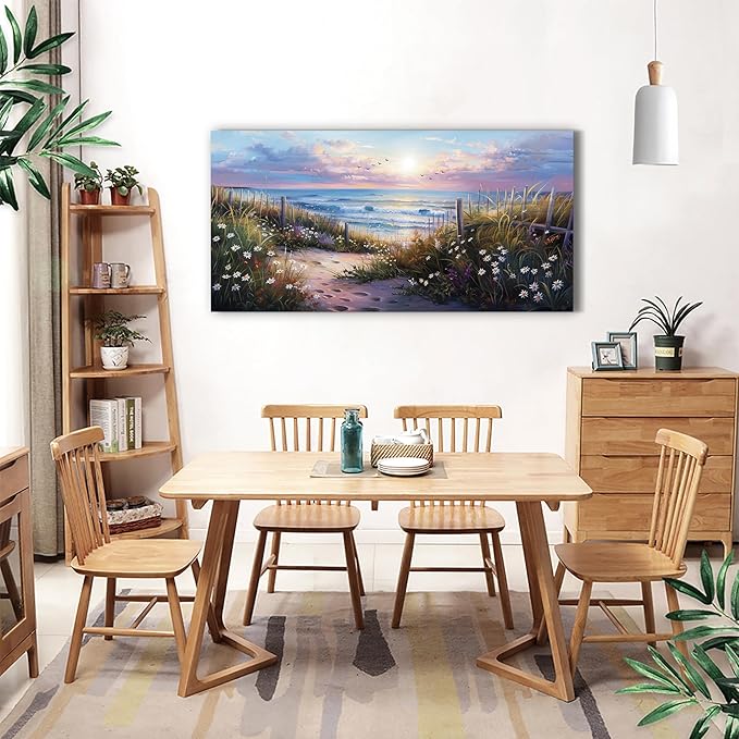 hyidecorart Blue Ocean Artwork Pictures Canvas Wall Art