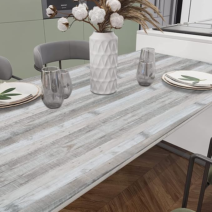 Wenmer Grey Wood Shiplap Peel and Stick Wallpaper