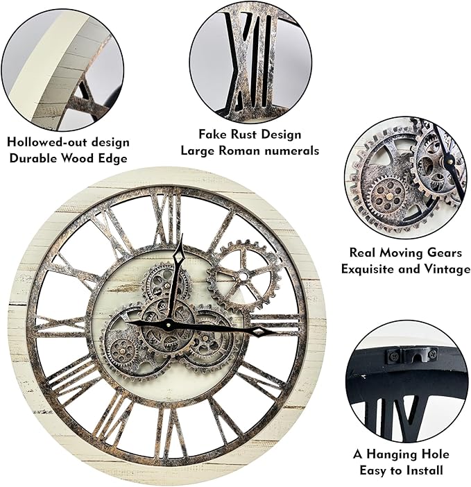 B-Style 24 Inch Large Wall Clock