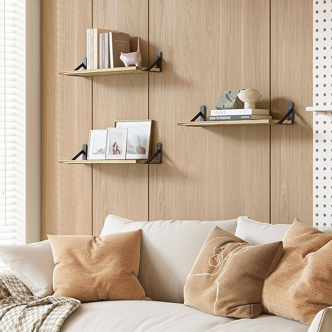 YGEOMER 16.5 Inch Floating Shelves