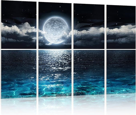 YPY Acoustic Panels, Soundproof Wall Panels: Sound Absorbing Wall Art, 8 Pack