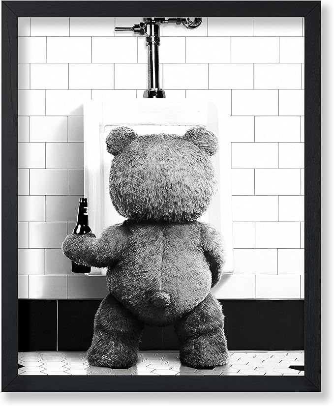 Poster Master Funny Teddy Bear Print
