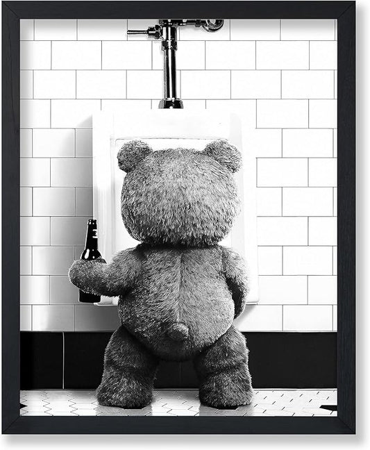 Poster Master Funny Teddy Bear Print