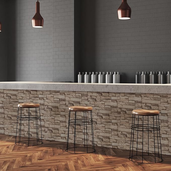 30PCS 3D Wall Panels Peel and Stick Foam, Self-Adhesive Decorative 3D Brick
