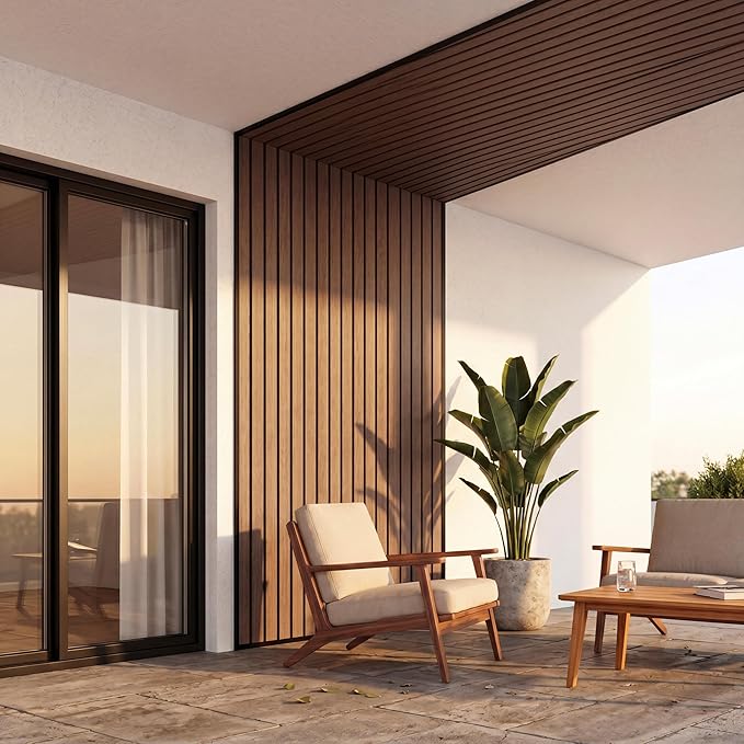 From Plain to Beautiful in Hours WPC Exterior Wall Slat Panels Waterproof