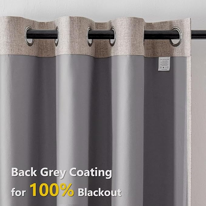 IGEMAEVE 100% Blackout Curtains