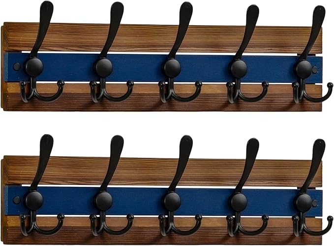 SKOLOO Rustic Wall Mounted Coat Rack