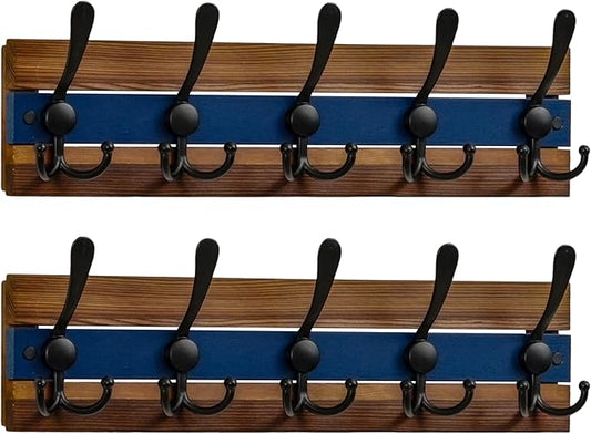 SKOLOO Rustic Wall Mounted Coat Rack