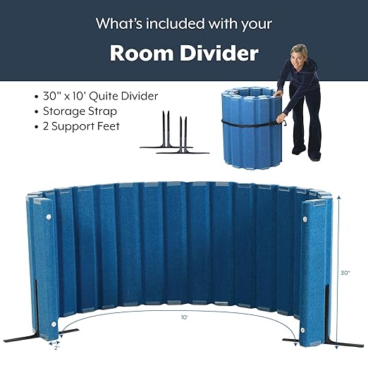 Angeles 30" x 10' Quiet Divider