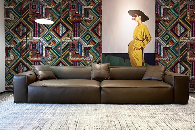 Retro Textured Peel and Stick Wallpaper Geometric Patchwork color Mosaic