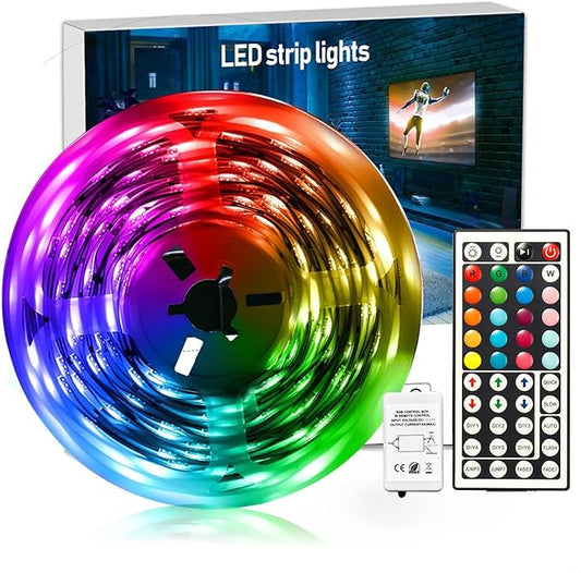DAYBETTER Led Strip Lights 32.8 ft RGB Color Changing Lights Strip