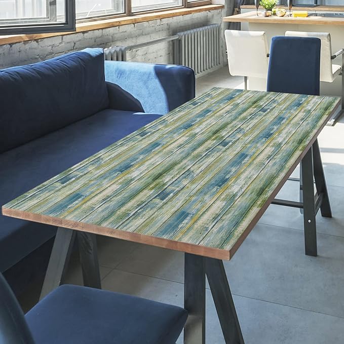 practicalWs 35.4''x 118'' Distressed Wood Wallpaper Self-Adhesive Peel and