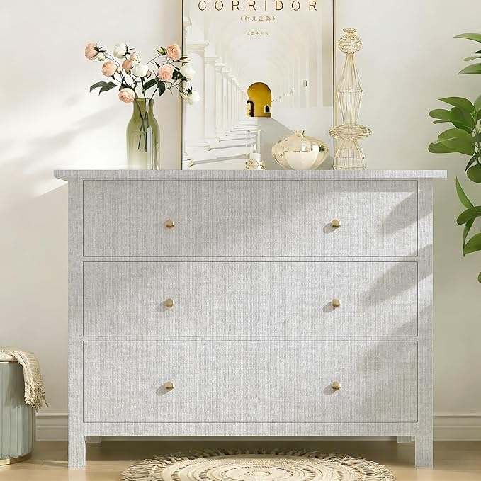 Light Grey Grasscloth Peel and Stick Wallpaper, Vintage Textured Contact Paper