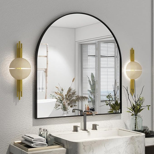 XRAMFY Arched Bathroom Mirror 32" x 34"