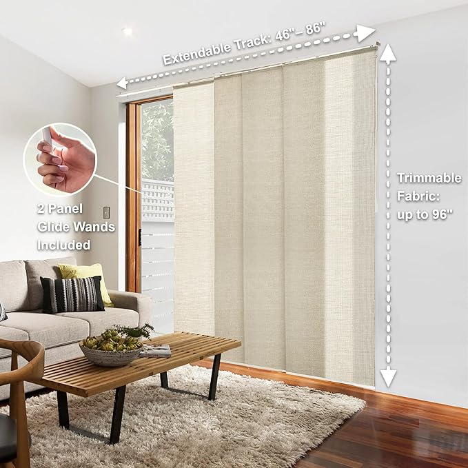 CHICOLOGY Panel Track Vertical Blinds