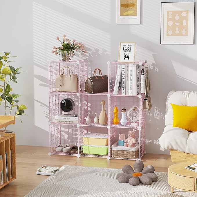 C&AHOME Wire Cube Storage, 8