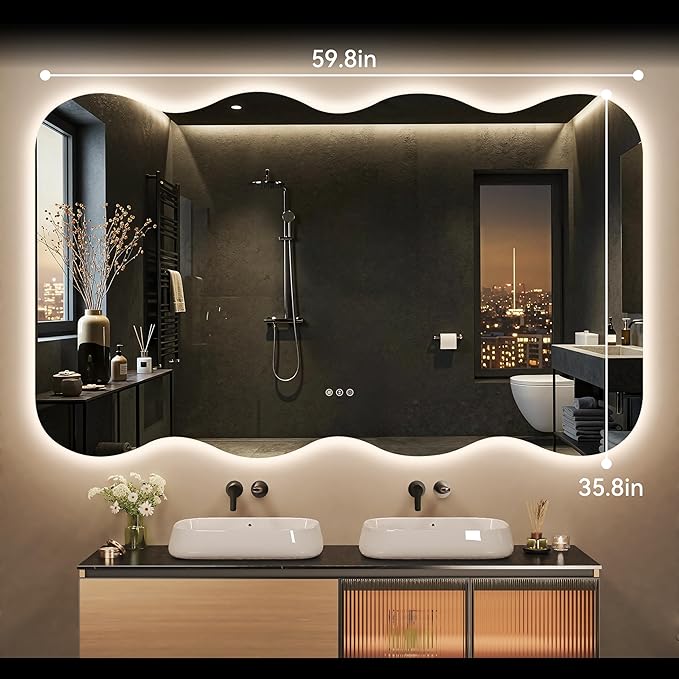 Hasipu Wavy Full Length Mirror