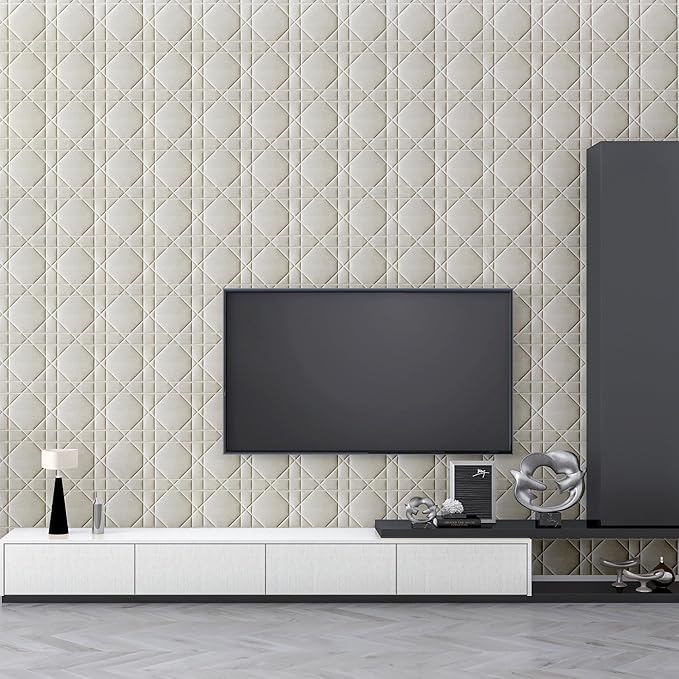 Velvet 3D wall Panels for Interior wall Decor Peel and Stick, Soundproof
