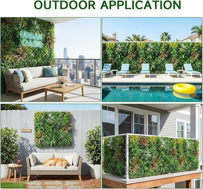 Artificial Grass Wall Panels, Privacy Screen Fence