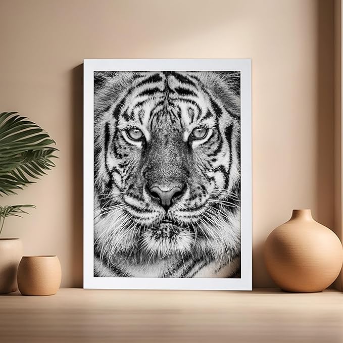 Poster Master Vintage Tiger Face Print