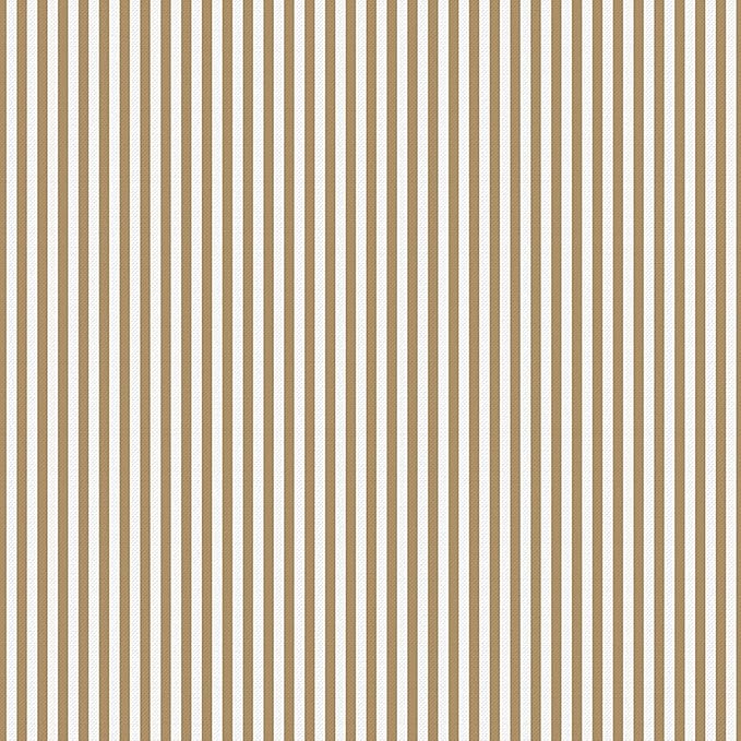 LVTXIII Outdoor Seat Cushions Seasonal Replacement Chair Cushions, Patio Chair Pads with Ties for Dining Chairs and Garden Furniture, Square Back, 22"x22"x3", 2 Pack, Strip Beige