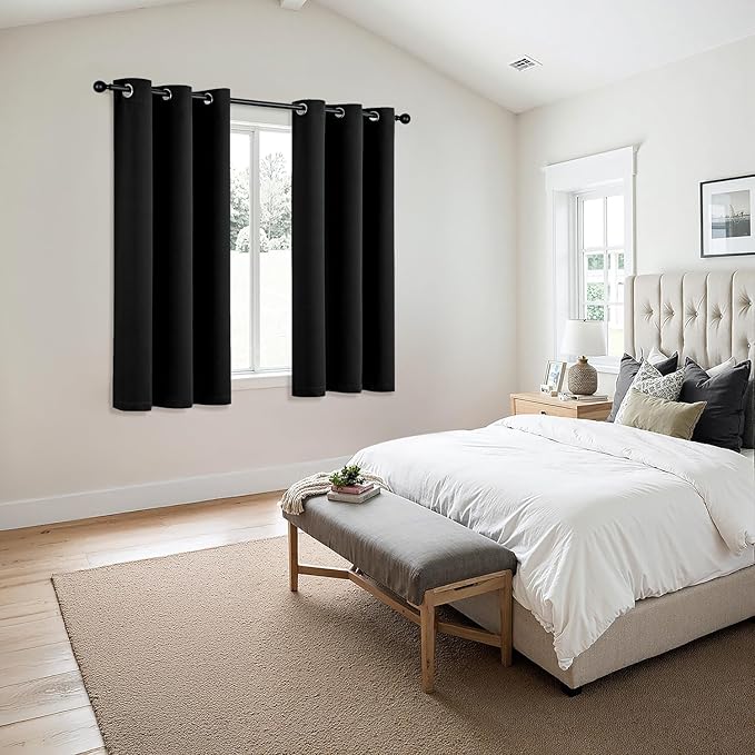 MIULEE Blackout Curtains for Bedroom Living Room 2 Panels, Thermal Insulated