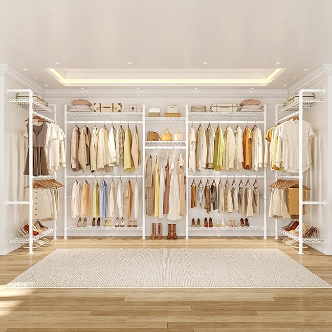 ONBRILL H1 Plus Expandable Wall Mounted Closet System, 2FT-3.3FT Closet