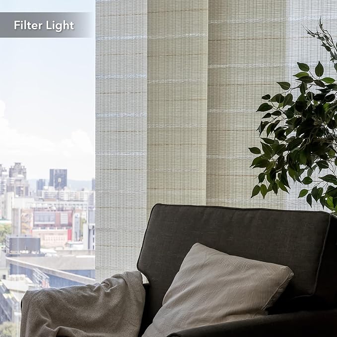 GoDear Design Adjustable Verticsl Sliding Panel Track Blinds