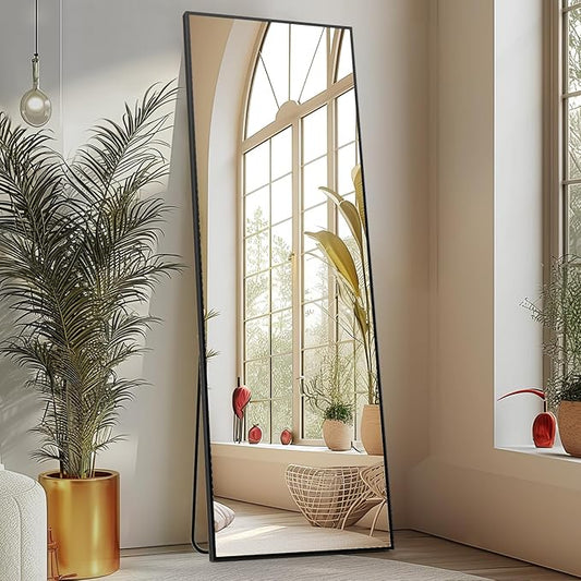 Sweetcrispy 59"x16" Full Length Mirror, Leaning or Standing Full Body Mirror