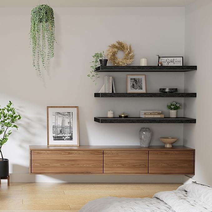QEEIG 12" Deep Floating Shelves
