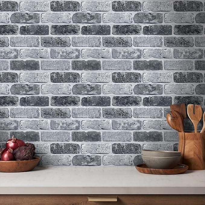 Commomy 3D Peel and Stick Brick Tiles