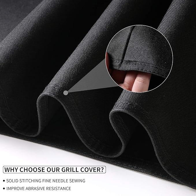 7106 Grill Cover for Weber Spirit 200 and 300 Series, 52 Inch BBQ Grill Covers, Heavy Duty Waterproof Barbecue Accessories