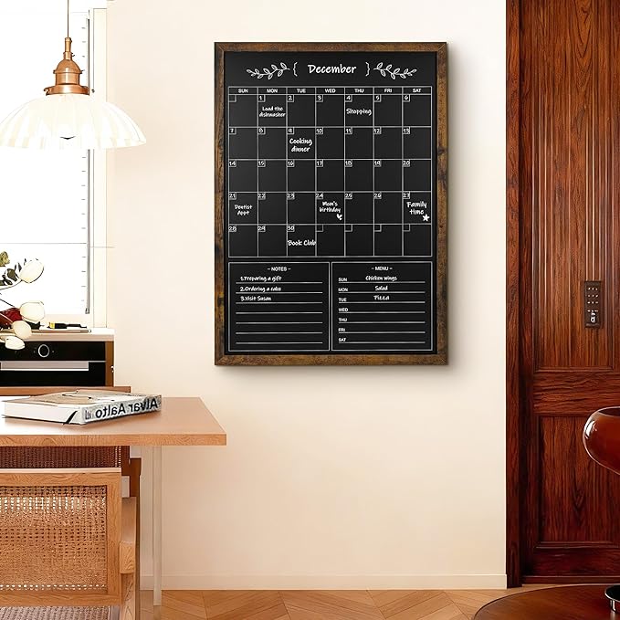 Chalkboard Calendar for Wall