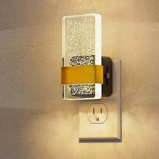 L LOHAS LED Night Light, Bathroom Night Lights Plug Into Wall