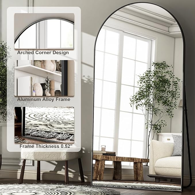 HARRITPURE 76"x46"Full Length Mirror