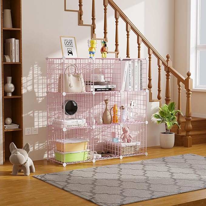 C&AHOME Wire Cube Storage, 9