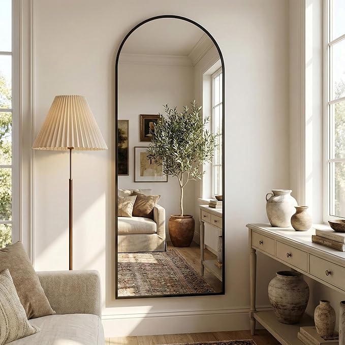 Suidia 56"x14" Arched Full Length Mirror