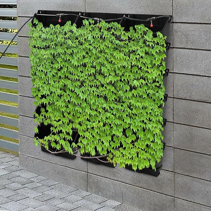 18 Pots Self-Watering Vertical Garden Planter Wall Mounted,