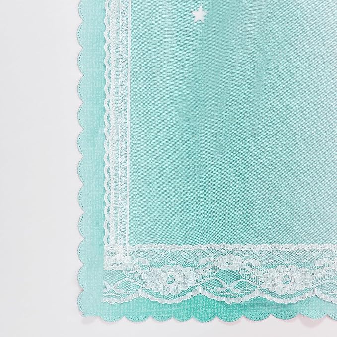 XiDi Curtains for Bedroom Kids Rainbow Pink Purple Green Curtains for Girls