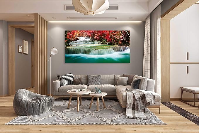 Cao Gen Decor Art-S05175 Wall Art 1 Pieces Waterfall Canvas Print Landscape