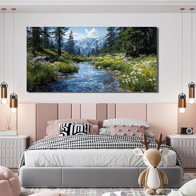 Canvas Wall Art Decor Green Nature Wall Art Prints Artwork