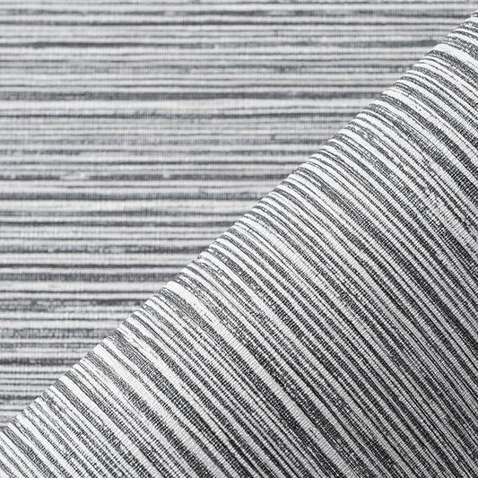 Grasscloth Textured Wallpaper Dark Gray Linen Thick 24" X 394" Fabric Contact