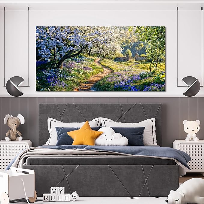 Canvas Wall Art Decor Large Modern Green Wall Art
