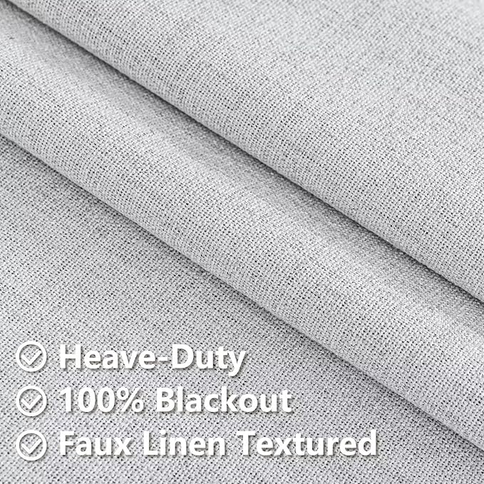 IGEMAEVE 100% Blackout Curtains 96 Inches Long