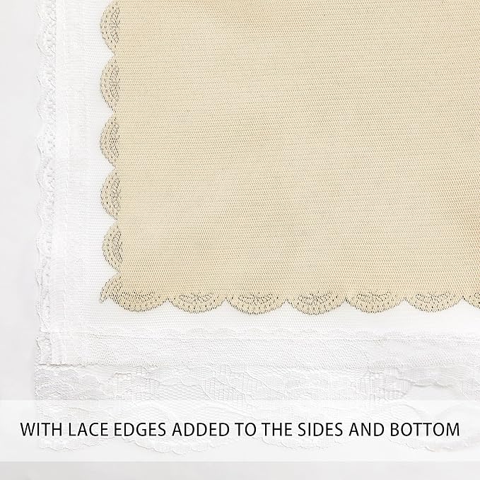 XiDi Curtains for Bedroom Decor Beige34/72/1