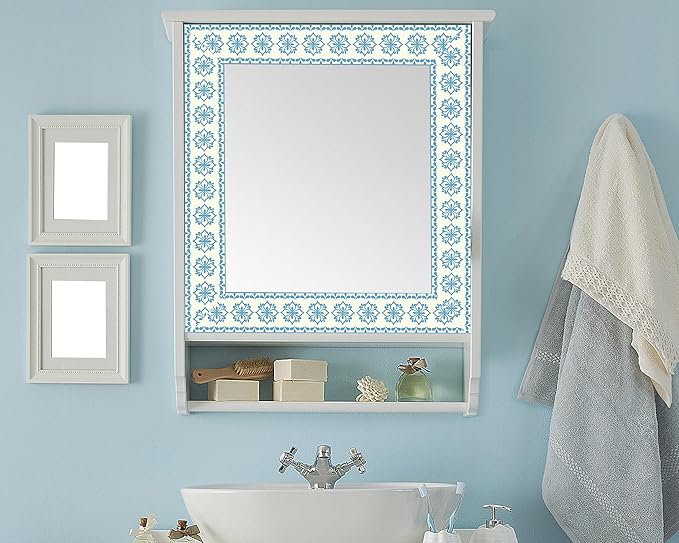FLFK Mirror Border Peel and Stick