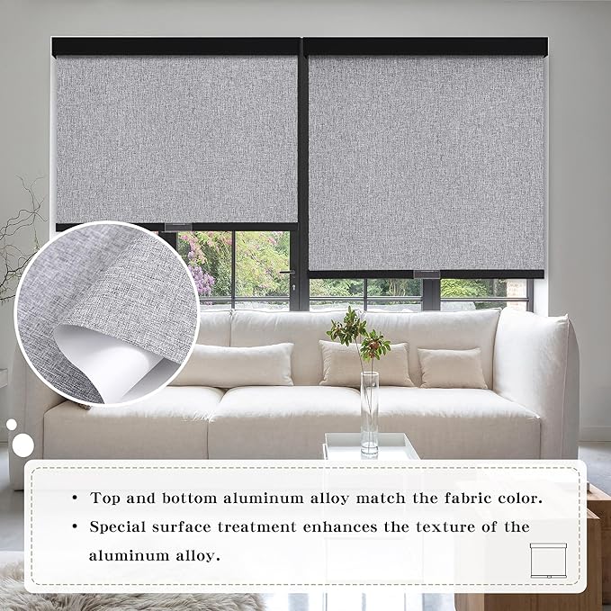 SUNOFF Cordless Blackout Roller Shades Blinds