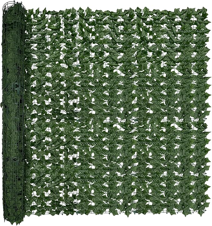 Artificial Ivy Privacy Fence Screen: 80 "x 120" Anti-Ultraviolet Artificial
